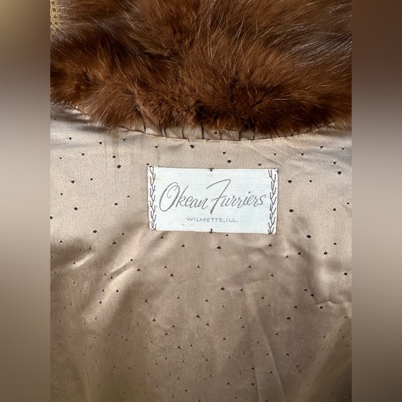 Vintage Okean Furriers Russian Sable Fur Coat Jacket Stroller Medium - Picture 11 of 11
